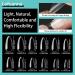 Lofuanna Nail Tips Gel Kit with UV LED Lamp - 240 PCS Medium Almond False Nails and 3 In 1 Nail Glue Gel & Base Coat Kit for Nail Extension and Art - DIY Manicure and Salon Quality Results - Buy Online on GoSupps.com