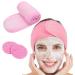 Spa Facial Headband Make up Hair Band Facial Headbands for Women for Sport Yoga Shower pink
