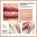 Oulac Lip Gloss Shiny - 3D Liquid Lipstick with Moisture & Glitter | Rose Damask Extract | Lip Care for Dry Lips | Light Beige C04 | 4.5ml - International Shipping Available - Buy Online on GoSupps.com