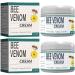AQISI 2PCS Bee Venom Moisturizing Cream New Bee Venom Cream Provides for ack Neck Hands Feet Joints Etc.