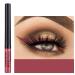 Coloured Eyeliner Matte Liquid Eyeliner White Eyeliner Long-Lasting Waterproof Liquid Eye Liner Highly-Pigmented Colourful Eyeliner for Eye Makeup Tools Black Purple Brown (RustRed-04)