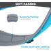 Joytale Softly Padded Neoprene Dog Collar for Medium Dogs - Reflective Nylon Wide Collar in Baby Blue (1 Pack) - Buy Online on GoSupps.com