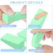 Auauy 48 PCS Latex-Free Makeup Sponges - Reusable Beauty Blenders for Liquid Foundation & Powder - Light Blue & Light Green - Buy Online on GoSupps.com