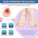 DYKOOK Hammer Toe Straightener Set - 6 PCS Toe Corrector Gels for Crooked Toes | 3 Loop Design for Joint Realignment | Gel Splints for Cushion Support - Buy Online on GoSupps.com