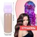 3Pcs Hair Dying Brush Bottle Lightweight Root Comb Hair Tools Applicator Bottles Hair Color Brush with Graduated Scale for Salon Hair Coloring Dying Oil Medicine 120ML (White Pink Purple) - Buy Online on GoSupps.com
