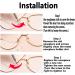 Nasal Cushion Covers for Glasses | Soft Silicone Nose Pads & Non-Slip Protective Sleeves - Perfect Glasses Repair Set - Buy Online on GoSupps.com