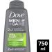 Dove Men + Care Fresh & Clean 2-in-1 Shampoo & Conditioner for Dry Hair with Caffeine and Menthol 750 ml Fresh 750 ml (Pack of 1) - Buy Online on GoSupps.com