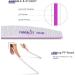 Canvalite 100 Professional Nail Files - Double-Sided Grit 100/180 Acrylic Gel for Manicure & Pet Care - 100PCs Lune - Buy Online on GoSupps.com