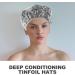 Lot de 4 Bonnets en Aluminium pour Soins Capillaires Isolation Thermique 28 CM 2 Argent s 2 Dor s Bonnets de Profond pour Coloration et Soin en Salon de Coiffure - Buy Online on GoSupps.com