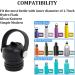 PHULWEL Straw Lid Compatible with Hydro Flask Standard & Wide Mouth - Black | Durable & Convenient - Buy Online on GoSupps.com