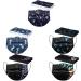Buy SDFRK 50 Pack Kids Disposable Masks - Colorful 3-Layer Mouth Protection Fabric Face Masks for Children Fun Bunting Print Design - Buy Online on GoSupps.com