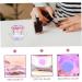 VINTORKY Clear Nail Polish 1pc nail art crystal cup nail tools manicure nail art cups crystal art glass crystal cup with lid self made crystal cup for nail art Hexagon Cups 7.5x6cm Pink - Buy Online on GoSupps.com