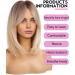 WOKESTAR Blonde & Dark Roots Bob Style Wig for Women - Heat Resistant Synthetic Hair - Buy Online on GoSupps.com