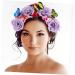 minkissy Flower Butterfly Headdress Headband Butterfly Accessories for Women Butterfly Fascinator Prom Headpiece Floral Headpiece Butterfly Headpiece Flower Headpiece Fabric Purple - Buy Online on GoSupps.com