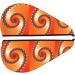 Hair Towel Wrap - Quick Drying Towel Turban with Button | Orange Rotating Hair Drying Towel - Buy Online on GoSupps.com