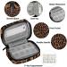 Leopard Print Weekly Pill Organizer & Travel Bag - Seven-Day Vitamin & Supplement Holder - Buy Online on GoSupps.com