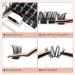 Lash Clusters DIY Eyelash Extensions 72 Pcs D Curl 8-16mm | Thin Stem Individual Cluster Lashes for Self-application | Reusable Wisps (H-02 D Curl 8-16mm) - Buy Online on GoSupps.com