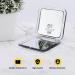 LONTAN Compact Travel Mirror 15X Magnification | Black Pocket Makeup Mirror for Handbag | Small Magnifying Mirror Gift for Girls | Square 8.5cm x 8.5cm - Buy Online on GoSupps.com