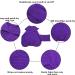 Dog Microfibre Drying Coat Robe - Purple - XLarge (57-60cm) - Super Absorbent & Anxiety Relief for XS to Large Breeds - Buy Online on GoSupps.com