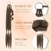 MY-LADY Long DIY Braided Ponytail Extension 34 Chocolate Brown/Ash Blonde - Synthetic Hairpiece for Women - Buy Online on GoSupps.com