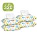HAPPY BUM Sensitive Water Baby Diaper Wipes - Hypoallergenic, Unscented (320 Wipes) - Buy Online on GoSupps.com