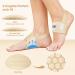 Arch Support Strap for Plantar Fasciitis Relief | Non-Slip Wearable Design | 2 Pairs of Adjustable Arch Pads for Flat Feet & High Arches - Beige - Buy Online on GoSupps.com