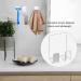 8PCS Self-Adhesive Razor Holder Hooks - Multifunctional Wall Hooks for Bathroom Organization - Buy Online on GoSupps.com