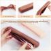 GOLIKEE Travel Makeup Brush Holder - Portable Silicone Cosmetic Bag Case with Zipper, No Fall Out Brushes, Soft & Compact Organizer for Brown - Buy Online on GoSupps.com