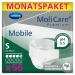 Molicare Premium Mobile disposable pants: Discrete use in incontinence for women and men 5 drops size.S (60-90 cm hip circumference) 4x14 pieces 5 drops (56 pieces) 56 pieces