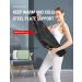 Lower Backrest Support Belt for Men & Women - Decompression Pain Relief for Herniated Disc & Scoliosis - Black Large - Buy Online on GoSupps.com