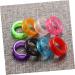 Shop PopetPop Silicone Scissor Finger Rings - 9pcs Colorful Inserts for Precision Cutting | Ideal for Animal Grooming & Crafting - Buy Online on GoSupps.com