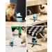 PETTOM Interactive Cat Toy 3-in-1 Automatic - 2023 Upgrade with Rotating Feather Tracks Ball - USB Rechargeable Kitten Toy for Indoor Cats - Blue - Buy Online on GoSupps.com