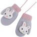 IPENNY Toddler Magic Stretch Mittens | Plush Lined Winter Gloves for Baby Boys Girls | Warm Full Finger Ski Gloves for Cold Weather | Size L-grey 12*7cm | Ages 0-3Y - Buy Online on GoSupps.com