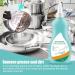 Magic Gel Cleaner For Pots and Pans Magic Gel Cleaner Kitchen Cleaning Effortless for Burned Bottoms Stubborn Stains Stainless Steel Pot Cleaner for Bottom of Pans (1Pcs) - Buy Online on GoSupps.com