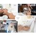 12 White Economy Bath Towels Bulk - 24x48 Inch, Cotton Blend for Softness - Commercial Grade, Easy Care - Buy Online on GoSupps.com