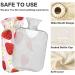 Shop Naanle Daisy Strawberry 2L Transparent Hot Water Bottle for Pain Relief | Large Heat & Cold Therapy for Bed Hands & Feet - Buy Online on GoSupps.com