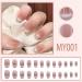 Mrcuvaryas Press on Nails - 24 Pink Cat Eye Shiny Fake Nails | Complete Soft Gel Tips for Women & Girls - Nail Art with Pink Sparkle - Buy Online on GoSupps.com