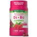 Nature's Truth Vitamin D3 and B12 Gummies | 60 Count | Vegetarian Non-GMO & Gluten Free Supplement | Natural Strawberry Flavor