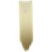 CAISHA by PRETTYSHOP XXL 24 8 Pieces Clip In Hair Extensions Platinum Blond #613 - Straight Hair Extension Set - Buy Online on GoSupps.com