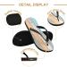 Mnsruu Vintage Wooden Board Flip Flops - XL for Home Hotel Spa & Travel | Comfortable & Stylish Footwear - Buy Online on GoSupps.com