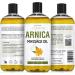 Arnica Massage Oil - 16oz Bottle - Ideal for Professional or at-Home Body Massage - Soothing Natural Blend of Almond, Jojoba, Arnica & Vitamin E - Buy Online on GoSupps.com