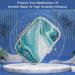Portable 2-Compartment Pill Organizer | Ocean Marble Design | Unique Vitamin & Medicine Box Gift - Buy Online on GoSupps.com