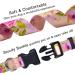 Mihqy Adjustable Soft Comfort Dog Collar - Bohemian Floral Design for All Sizes - Pink Rose XS (20-30 cm) - Buy Online on GoSupps.com