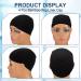 Janmercy 4 Pcs Bamboo Fiber Wig Cap Set - Women's Elastic Breathable Bald Cap for Hairloss - Black & Beige - Buy Online on GoSupps.com