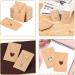 Anezus Earring Cards Set - 100 Pcs Earring Display Cards with Backs and Bags | Jewelry Display Kraft Color 3.5x2.4 Inches - Buy Online on GoSupps.com