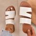 Nupaque Women s Dressy Slide Sandals - Flat Summer Open-Toe Shoes | Large Size 39 EU for Leisure Swimming & Shopping - Buy Online on GoSupps.com