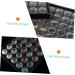 SOESFOUFU Box Nail Art Display Box Nail Polish Holder Nails Rhinestones Nail Rhinestone Nails Accessories Beads Storage Organizer Earring Organizer Jewels for Nails Manicure Decorate Pvc - Buy Online on GoSupps.com