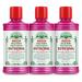 Euthymol Mouthwash Mild Mint 500ml x 3 Alcohol-Free Distinctive Strong Taste Flavour Reduce Plaque Gingival Clean Healty Teeth Gums Freshens Breath Refreshing Daily Oral Dental Care