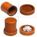 RERIVER Leatherette Dice Cup with Lid and 6 Dices - Velvet Interior, Quiet Shaking for Board Games - Brown - Buy Online on GoSupps.com
