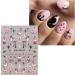 JMEOWIO 3D Embossed Halloween Nail Art Stickers Decals Self-Adhesive 5D Cute Pink Moon Ghost Pumpkin Nail Supplies Nail Art Design Decoration Accessories 4 Sheets - Buy Online on GoSupps.com
